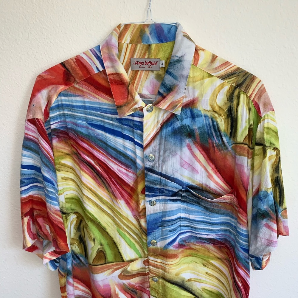 Jams World Beautiful Colorful Hawaiian Shirt